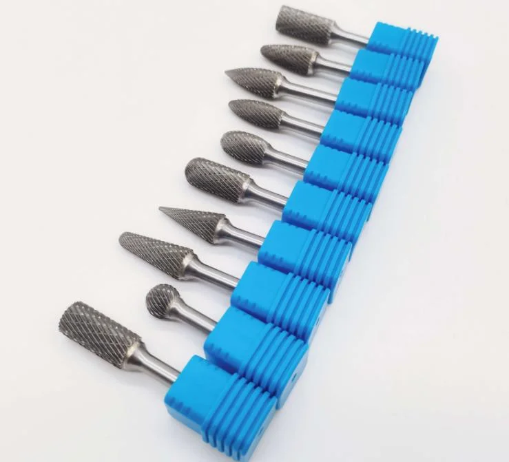 6mm Shank Dia Metal Wood Grinding Engraving Polishing Tungsten Rotary Burr Set Porting Tools Carbide Burrs