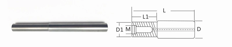 Carbide Boring Bar Cylindrical Extension Shank for Milling Inserts