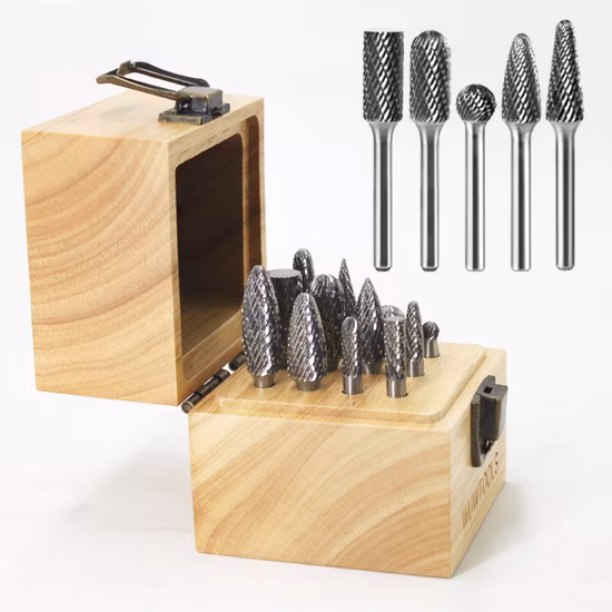 Lâminas rotativas de carboneto de tungstênio de corte duplo Lâminas rotativas de carboneto de tungstênio