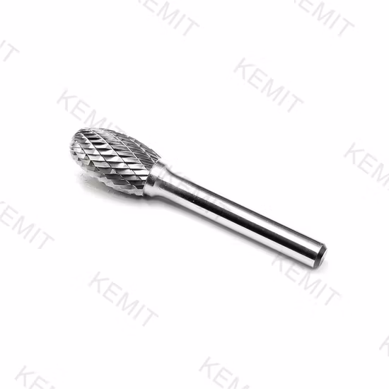 Formato oval <duplo, simples, não ferroso> Rebarba giratória de metal duro (FXD-51)