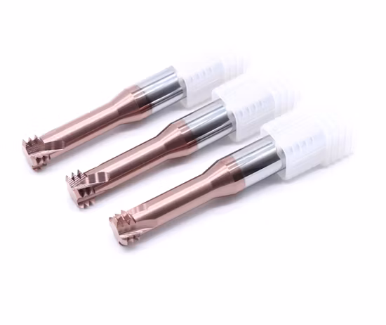 4 canais D20*100L Fresa de topo duro de carboneto sólido