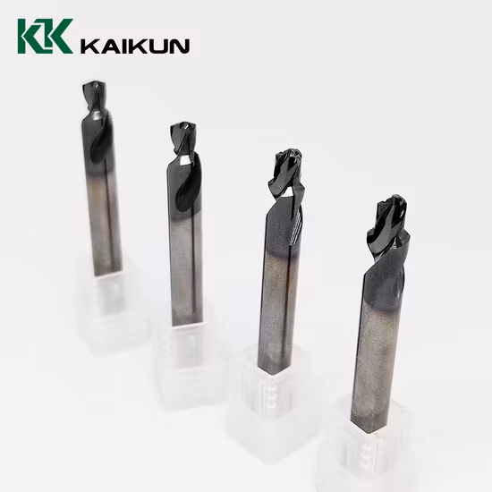Brocas de furo de refrigeração CNC de carboneto de tungstênio Fresa Brocas helicoidais Ferramenta de perfuração