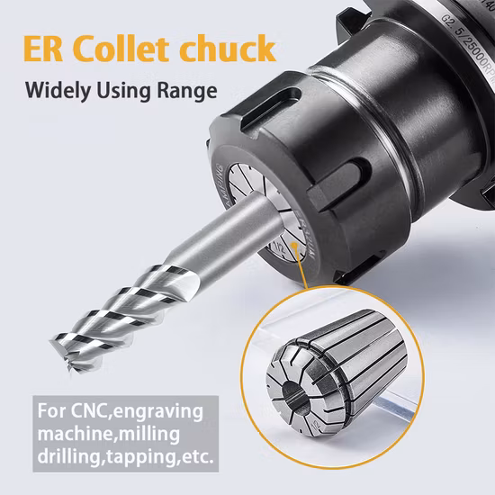 Conjunto de mandril de pinça de moagem Er32 Pinça de mola Er Collet